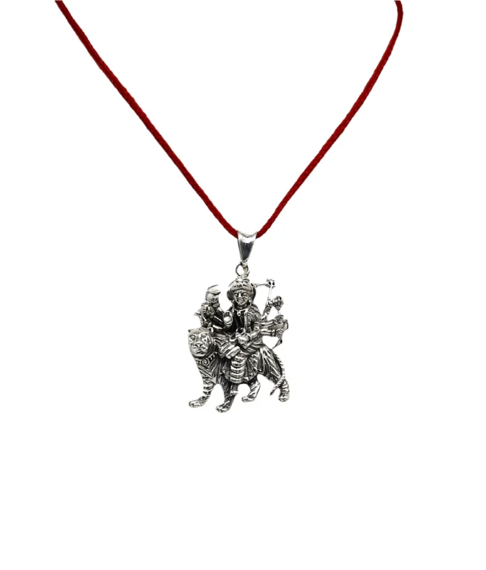 925 sterling silver customized vintage style Goddess Durga/Bhawani MA Pendant, amazing design stunning pendant unisex gifting jewelry ssp500