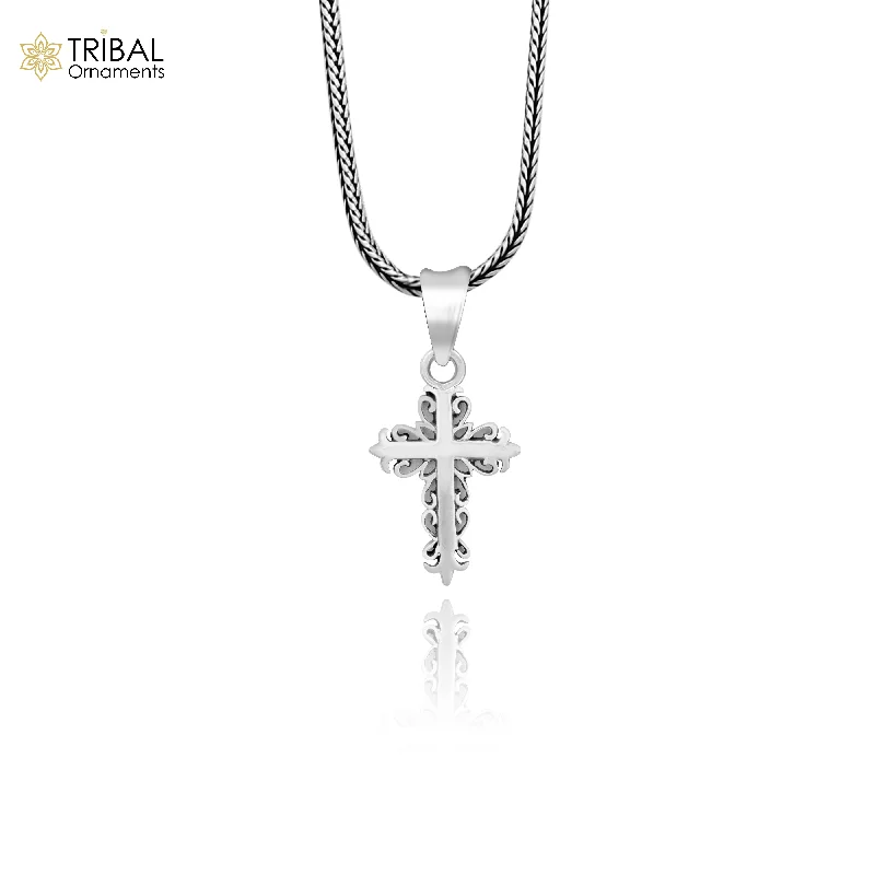 925 sterling silver holy cross pendant, excellent unique design stylish unisex exclusive gift pendant jewelry from india ssp1629