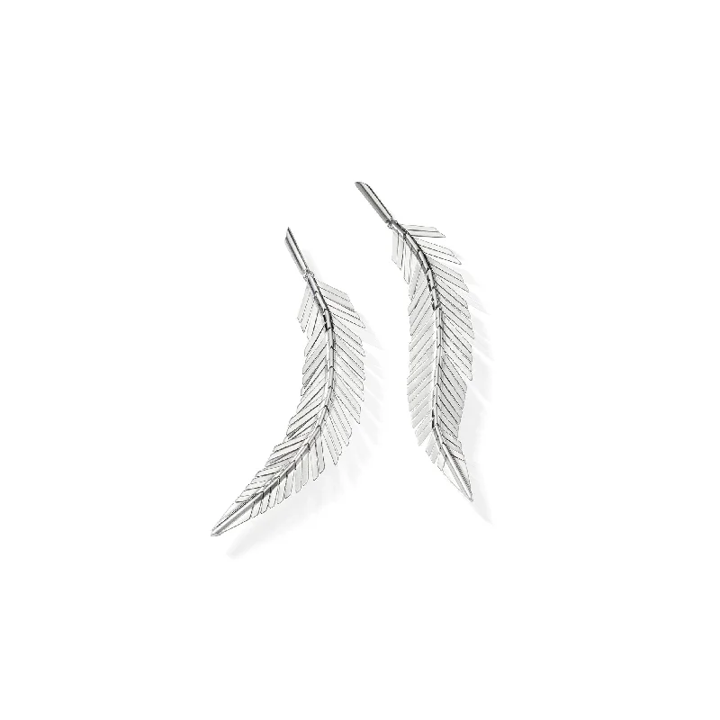 FEATHER Drop Earrings Medium