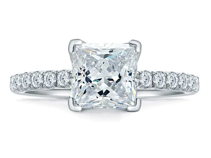 A. JAFFE Diamond Engagement Ring