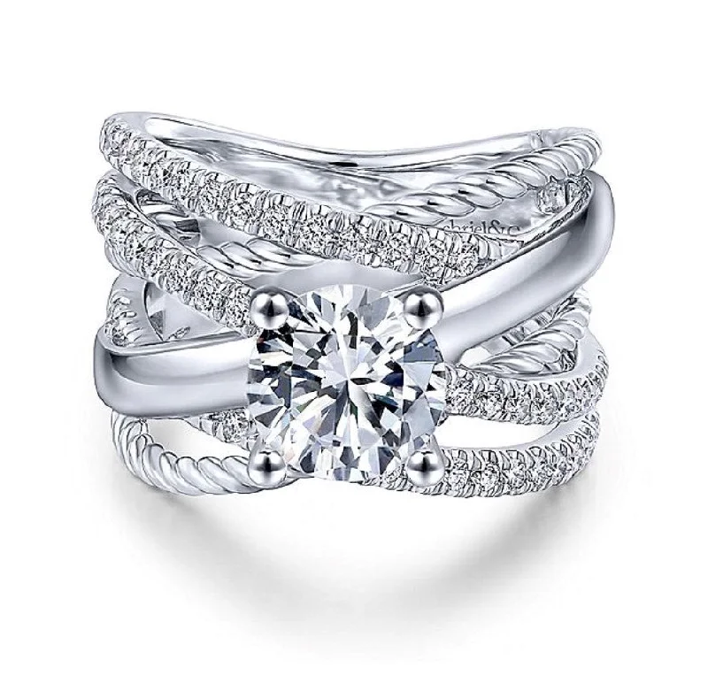 GABRIEL & CO "Hampton" Engagement Ring