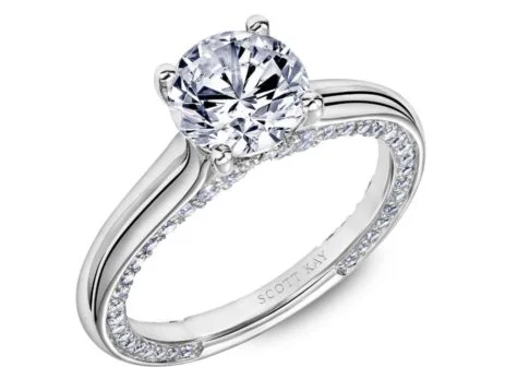 Scott Kay "Namaste" Engagement Ring