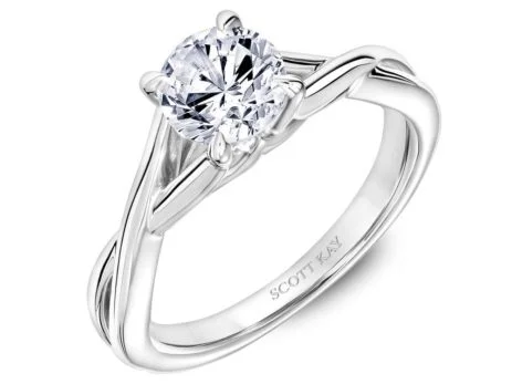 Scott Kay "Namaste" Solitaire Engagement Ring