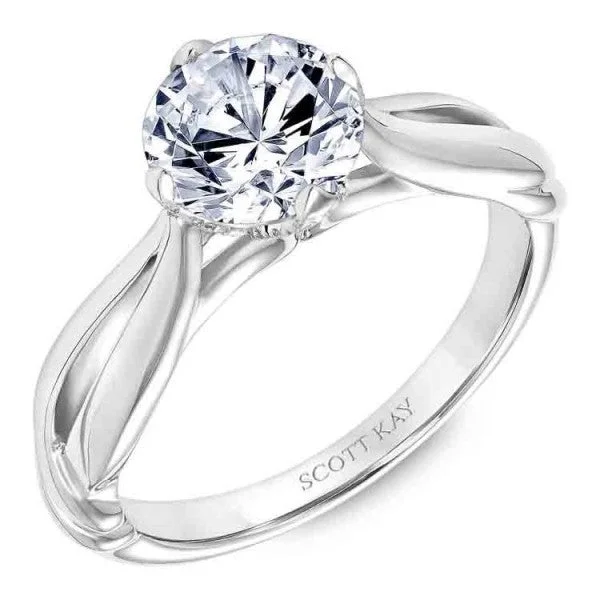 Scott Kay "Namaste" Solitaire Engagement Ring