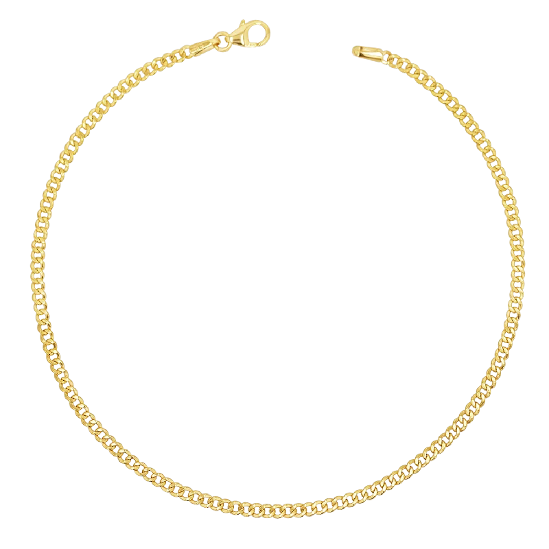 Cuban Curb Link Anklet