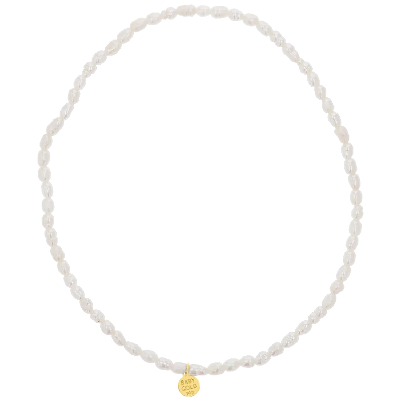 Pearl Stretch Bead Anklet