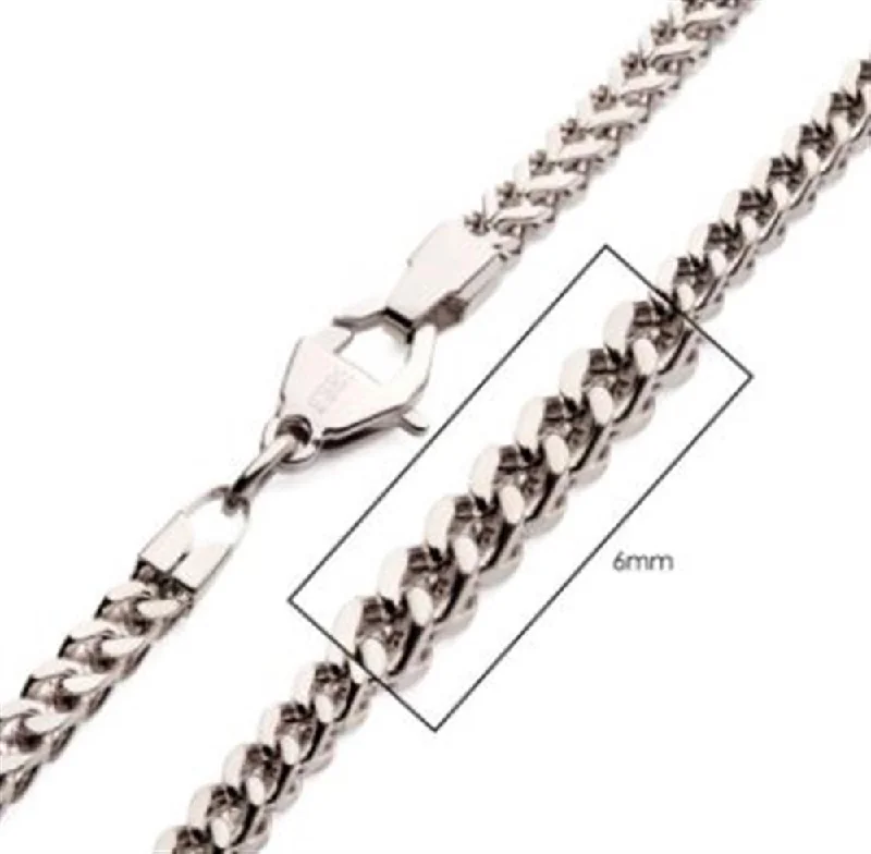 6mm Steel Franco Chain | 24" | INOX