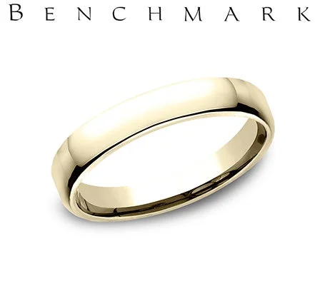 Benchmark Yellow Gold Wedding Band