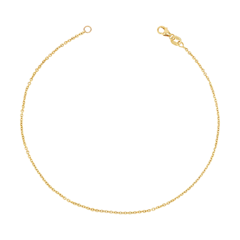 Diamond Cut Chain Anklet