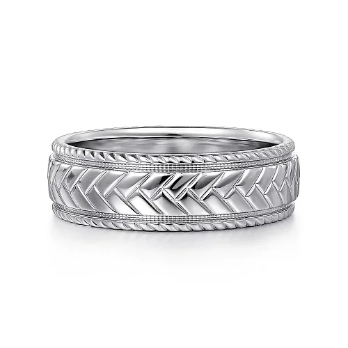 GABRIEL & CO "Signature" Men's Wedding Band