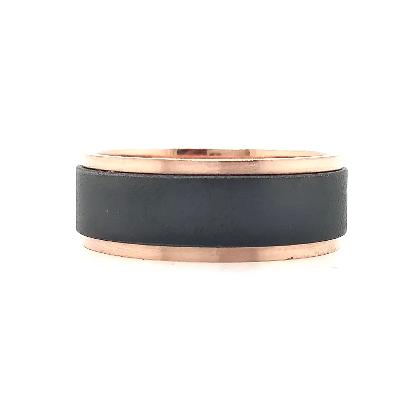 Goldman Rose Gold/Tungsten Men's Wedding Band