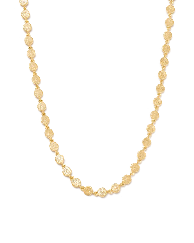 REFLECTION CHAIN NECKLACE (18K GOLD PLATED)