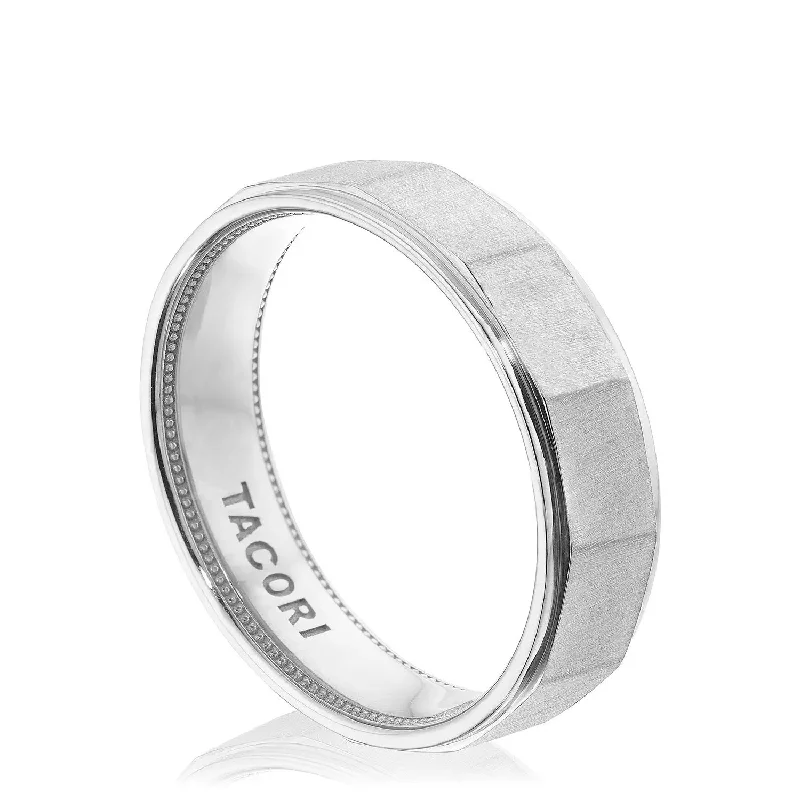 Tacori "Geometric" Men's Wedding Band