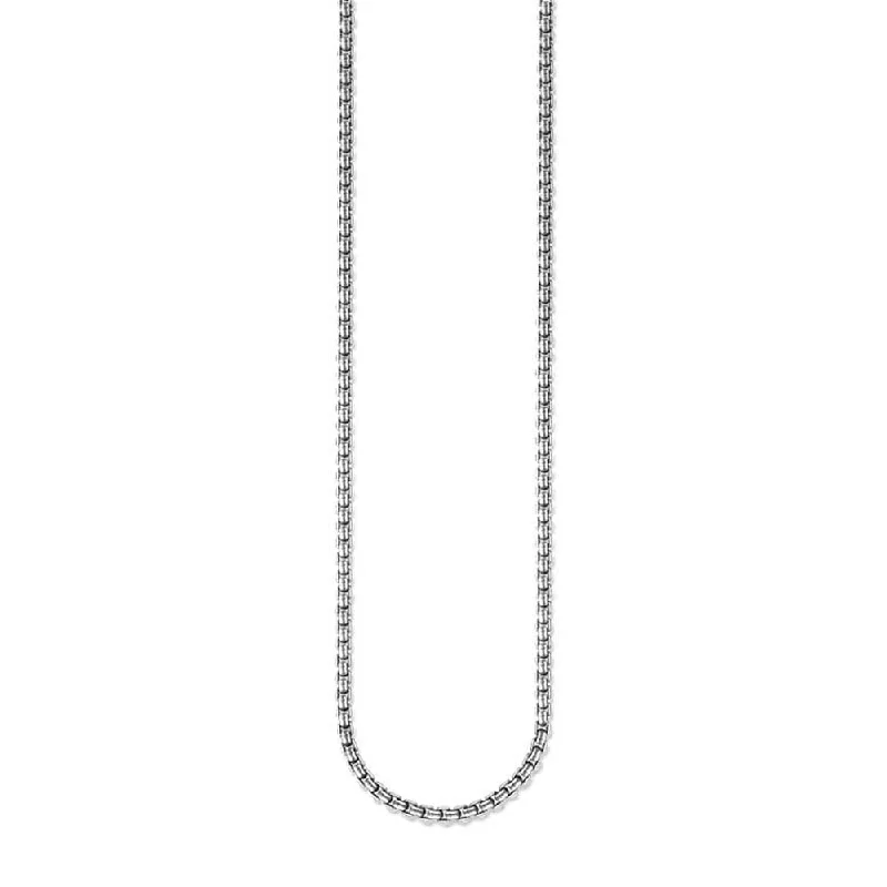 Thomas Sabo Sterling Silver Oxidised 53cm Box Chain