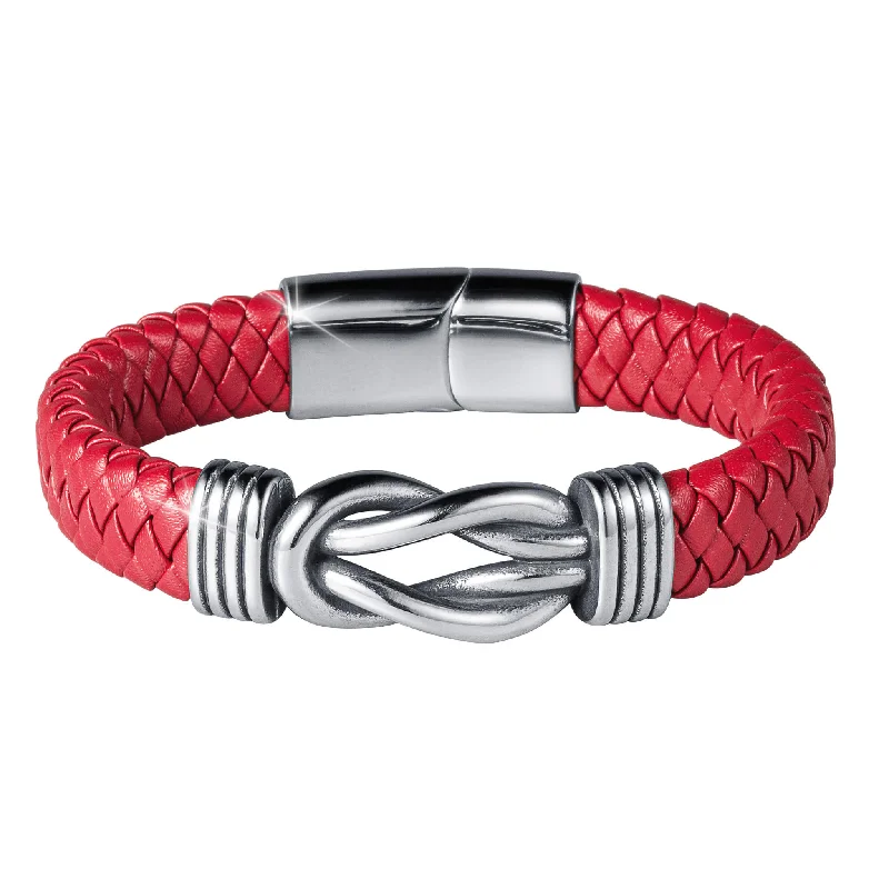 Trinity Red Men's Bracelet