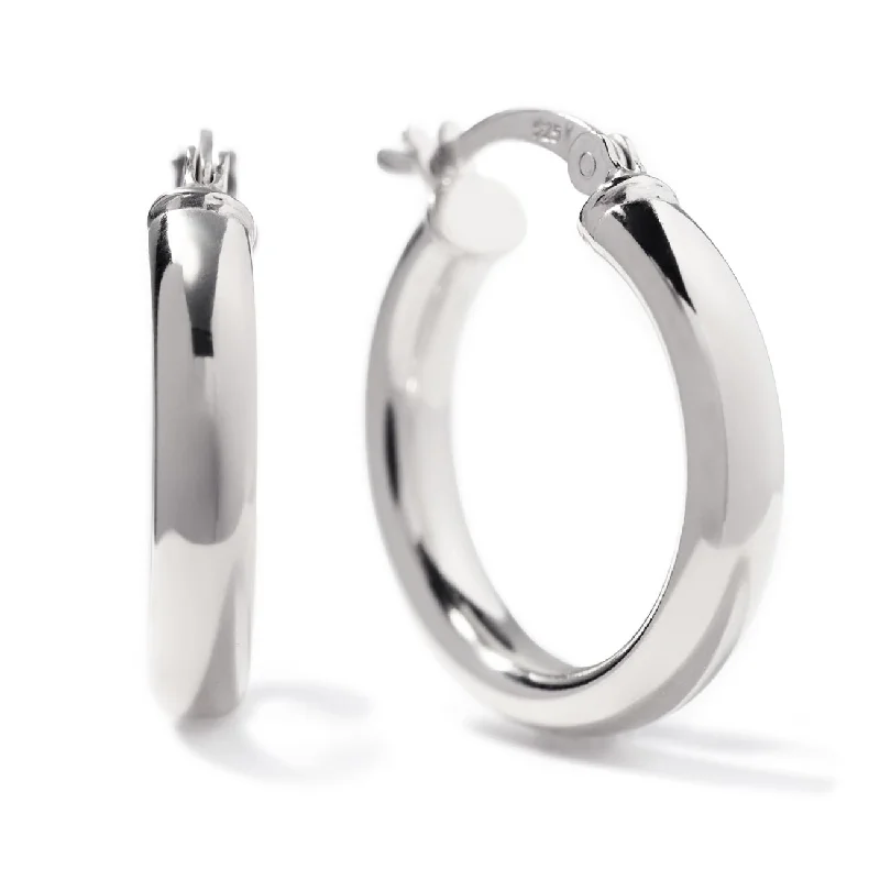 Midi Thick Hoop Earrings