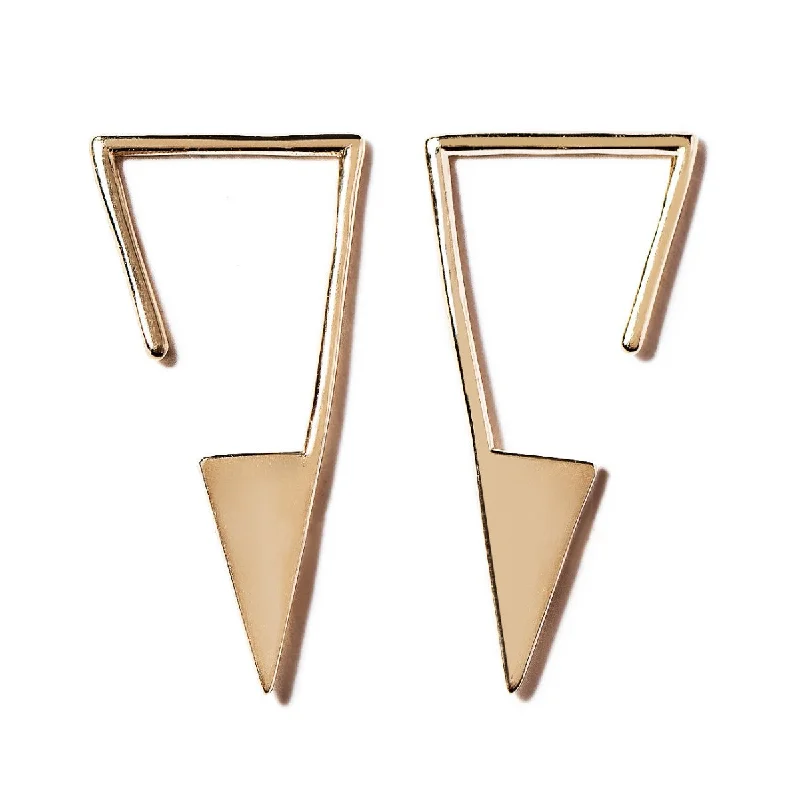 Triangle Threader Earrings