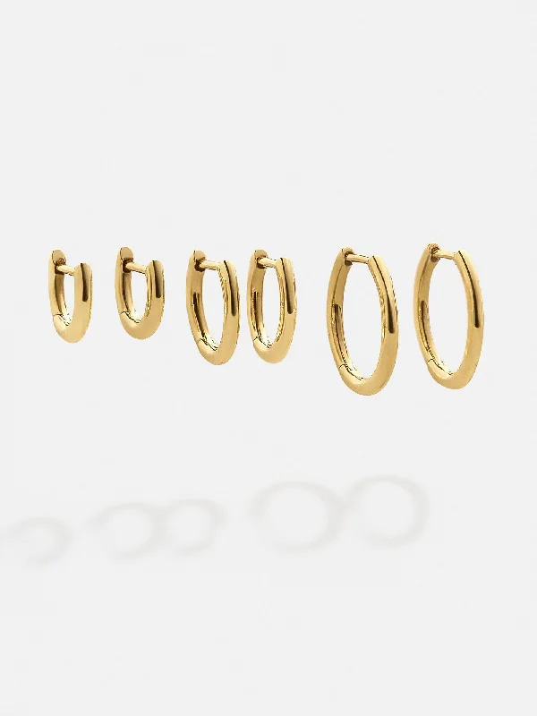 Verbena 18K Gold Earring Set - Gold