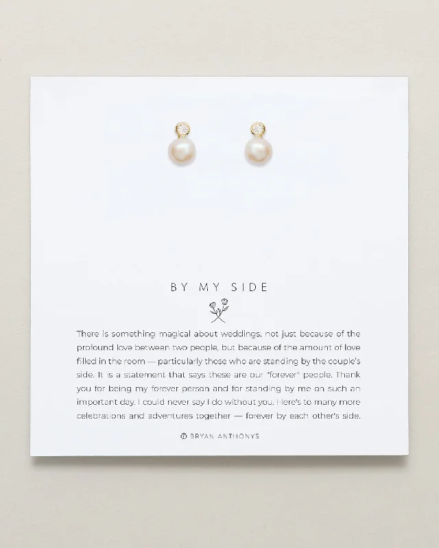 By My Side Pearl Studs