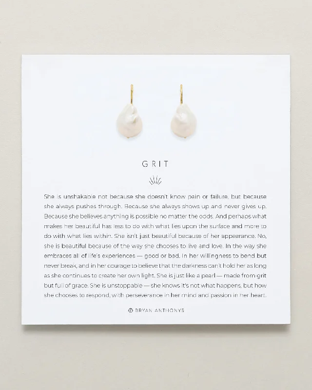 Grit Drop Earrings