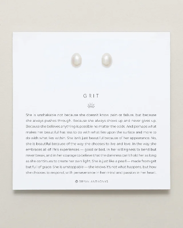 Grit Bold Stud Earrings