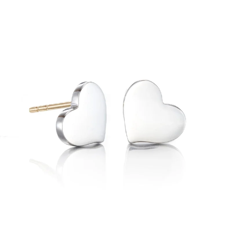 Silver Heart Earrings