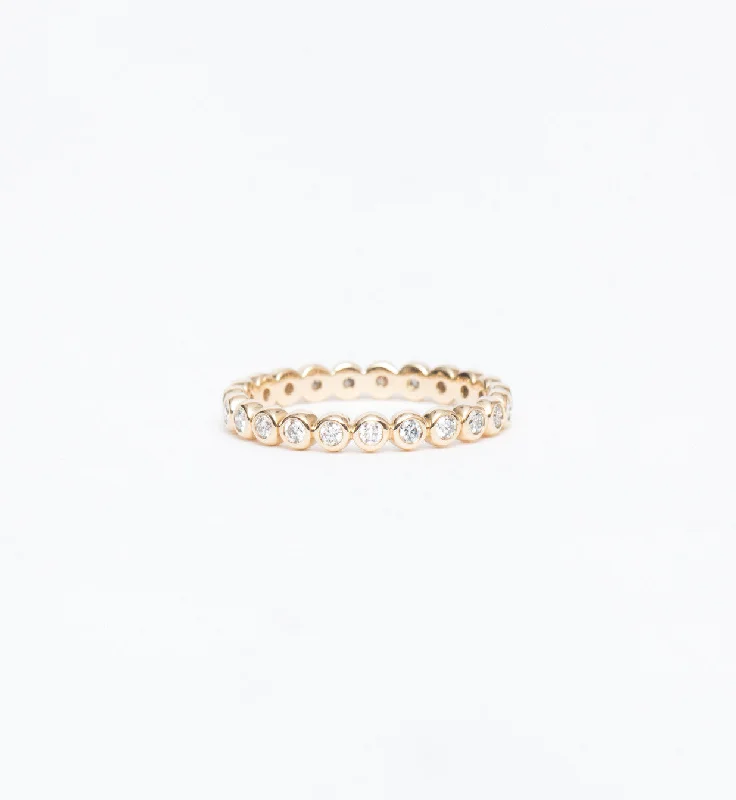 Bezel Set Eternity Band