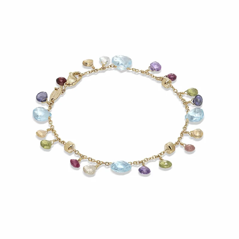 Marco Bicego Paradise 18K Yellow Gold Multi Stone Bracelet