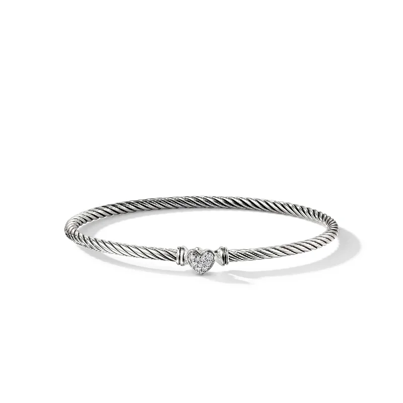 Cable Collectibles Heart Bracelet with Diamonds