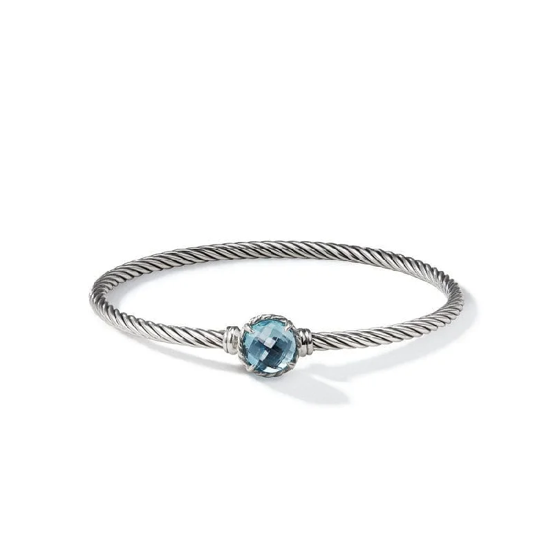 Chatelaine Bracelet with Blue Topaz