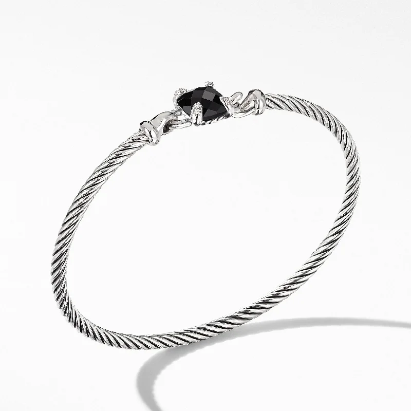 Chatelaine® Bracelet with Black Onyx and Diamonds