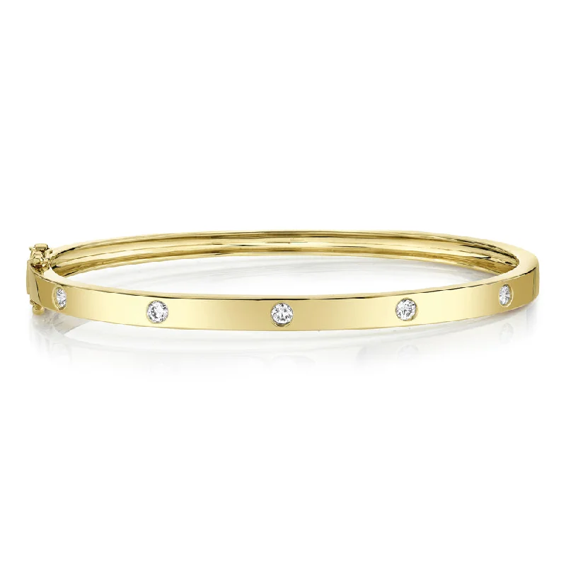 5 Inlay Diamond Bangle