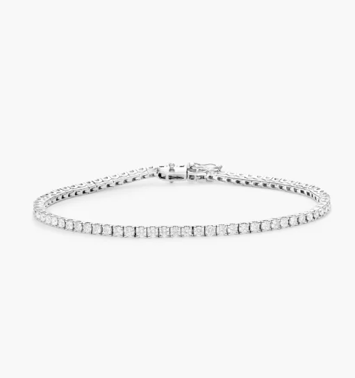 Bremer Jewelry Tennis Diamond Bracelet in 14K White Gold (1.50ctw)