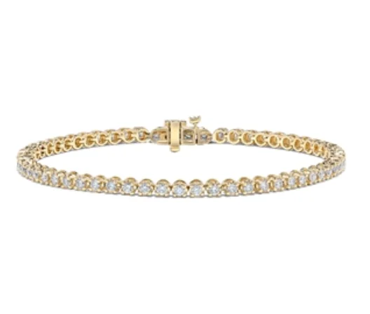 Bremer Jewelry Tennis Diamond Bracelet in 14K Yellow Gold (2.00ctw)