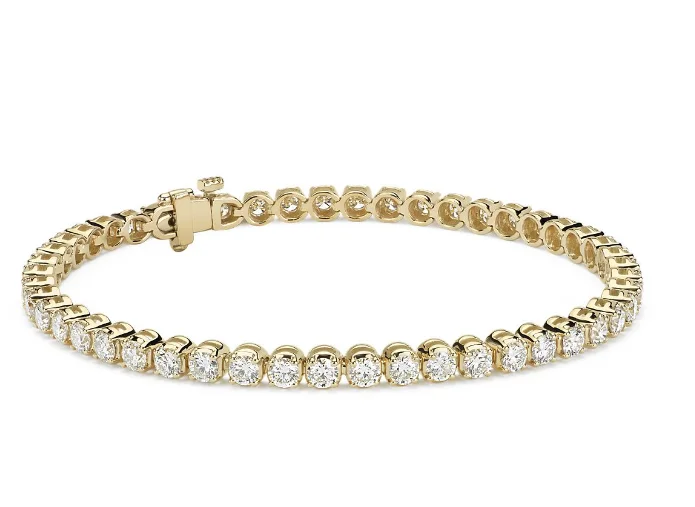 Bremer Jewelry Tennis Diamond Bracelet in 18K Yellow Gold (8.55ctw)