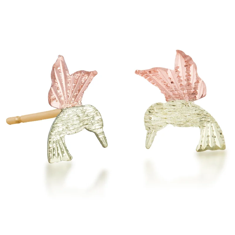 Landstrom's Black Hills Gold Hummingbird Earrings