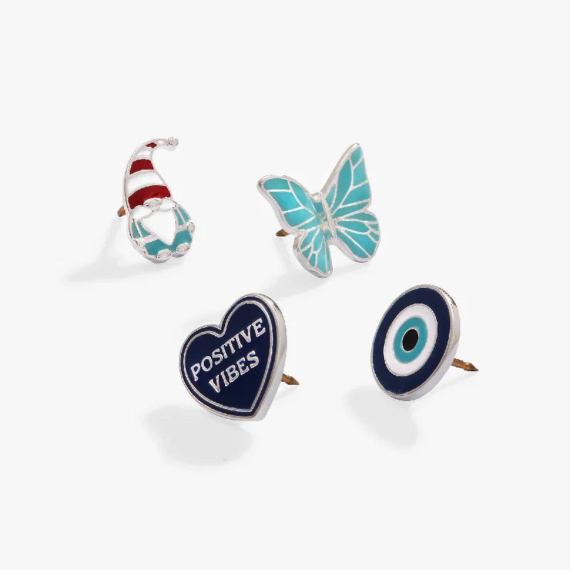 Positive Vibes Holiday Pin Set